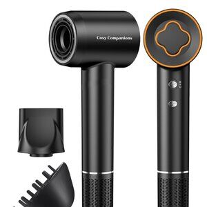 Hair Dryer, 150000 RPM High-Speed Brushless Motor Negative Ionic Blow Dryer